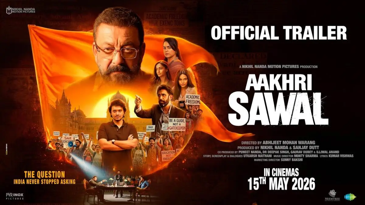 Sanjay Dutt Aakhri Sawal political drama
