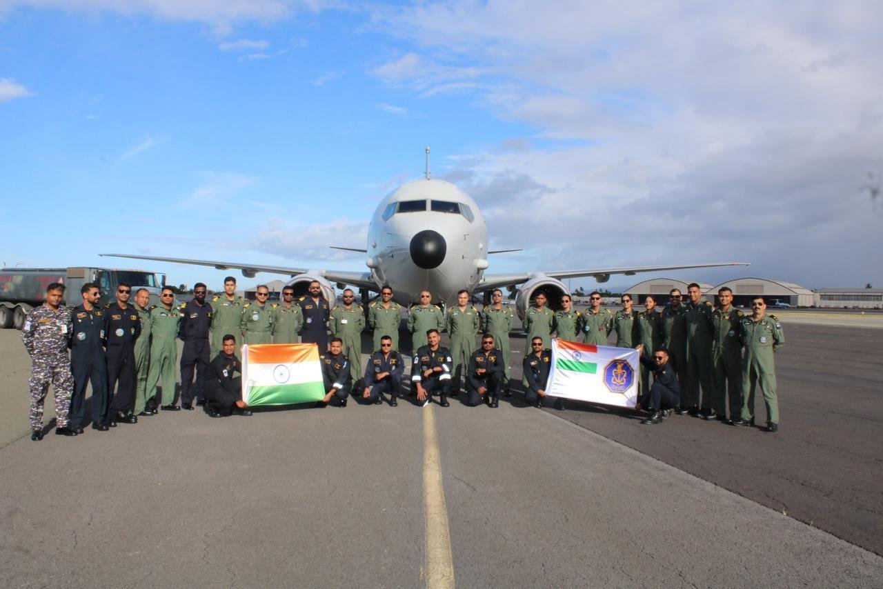 Indian Navy Aircraft Reaches Hawaii For Maritime Exercise