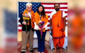 Irvine Mayor Larry Agran Attends Hindu Mandir's America250 Celebration