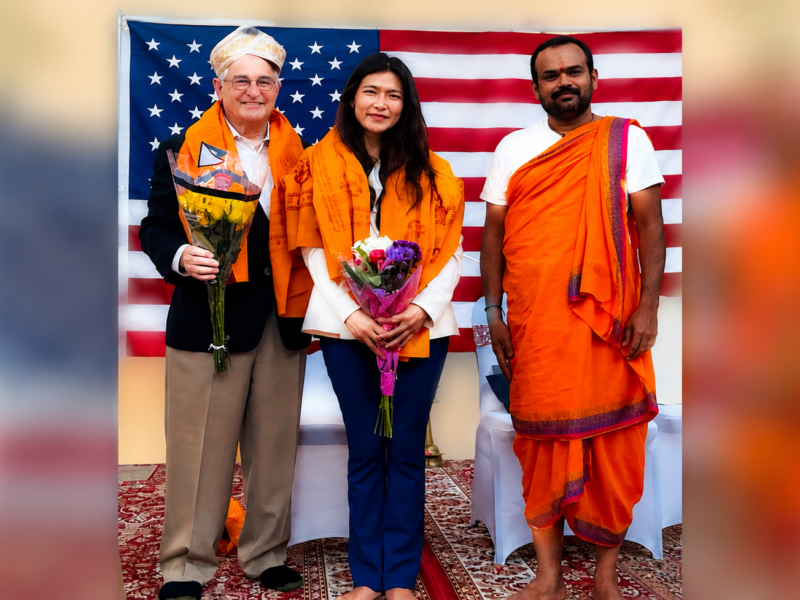 Irvine Mayor Larry Agran Attends Hindu Mandir's America250 Celebration