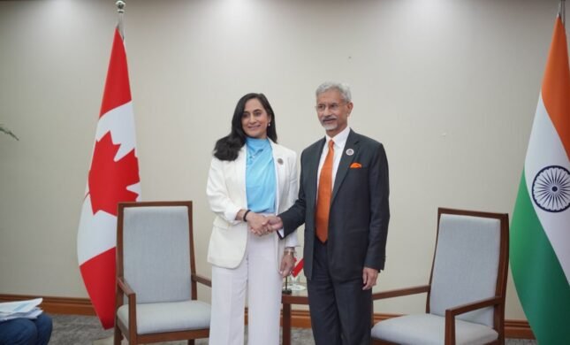 Jaishankar Meets Canadian FM Anita Anand During Manila Visit