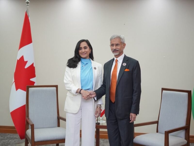 Jaishankar Meets Canadian FM Anita Anand During Manila Visit