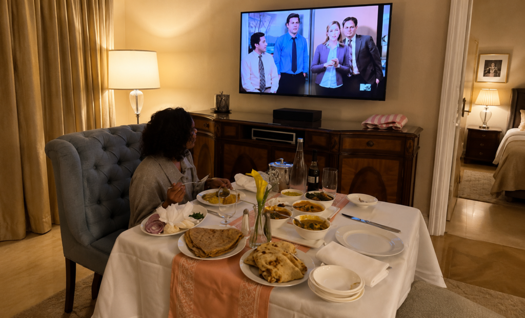 Mindy Kaling On Enjoying Indian Food Away From Her Kids