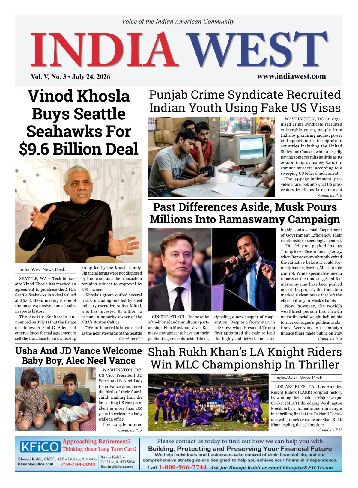 India West E-Newspaper