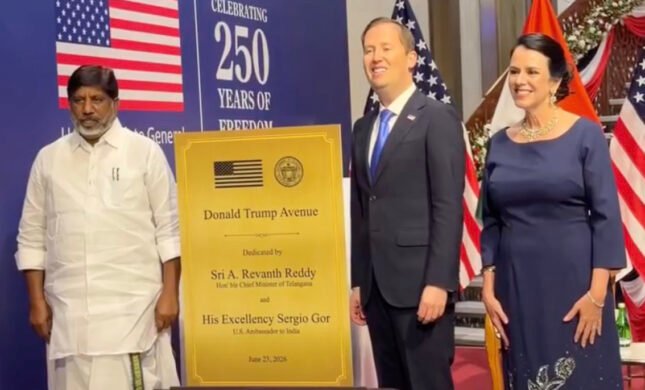 Hyderabad Marks America’s 250th With A ‘Donald Trump Avenue’