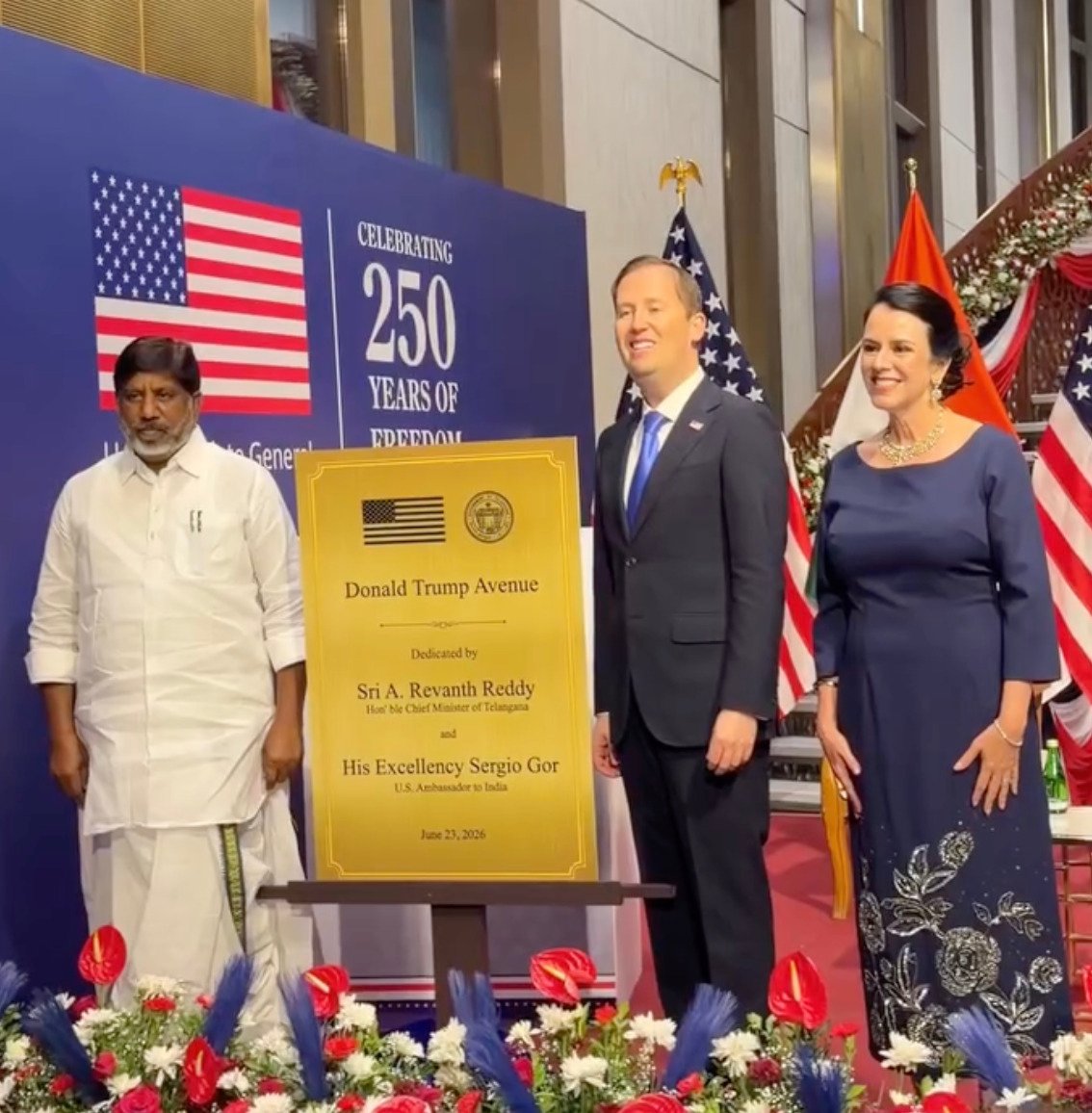 Hyderabad Marks America’s 250th With A ‘Donald Trump Avenue’