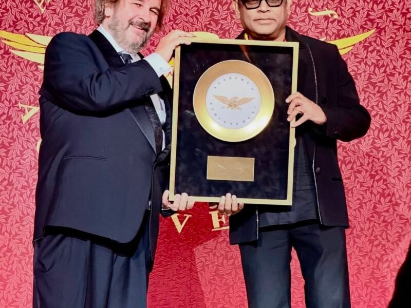 Peter Jackson Presents Golden Plate Award To AR Rahman In Washington