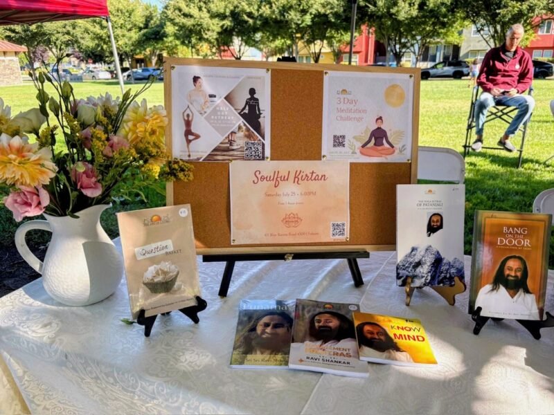 Large Turnout At Art of Living Yoga Event In Rancho Cordova