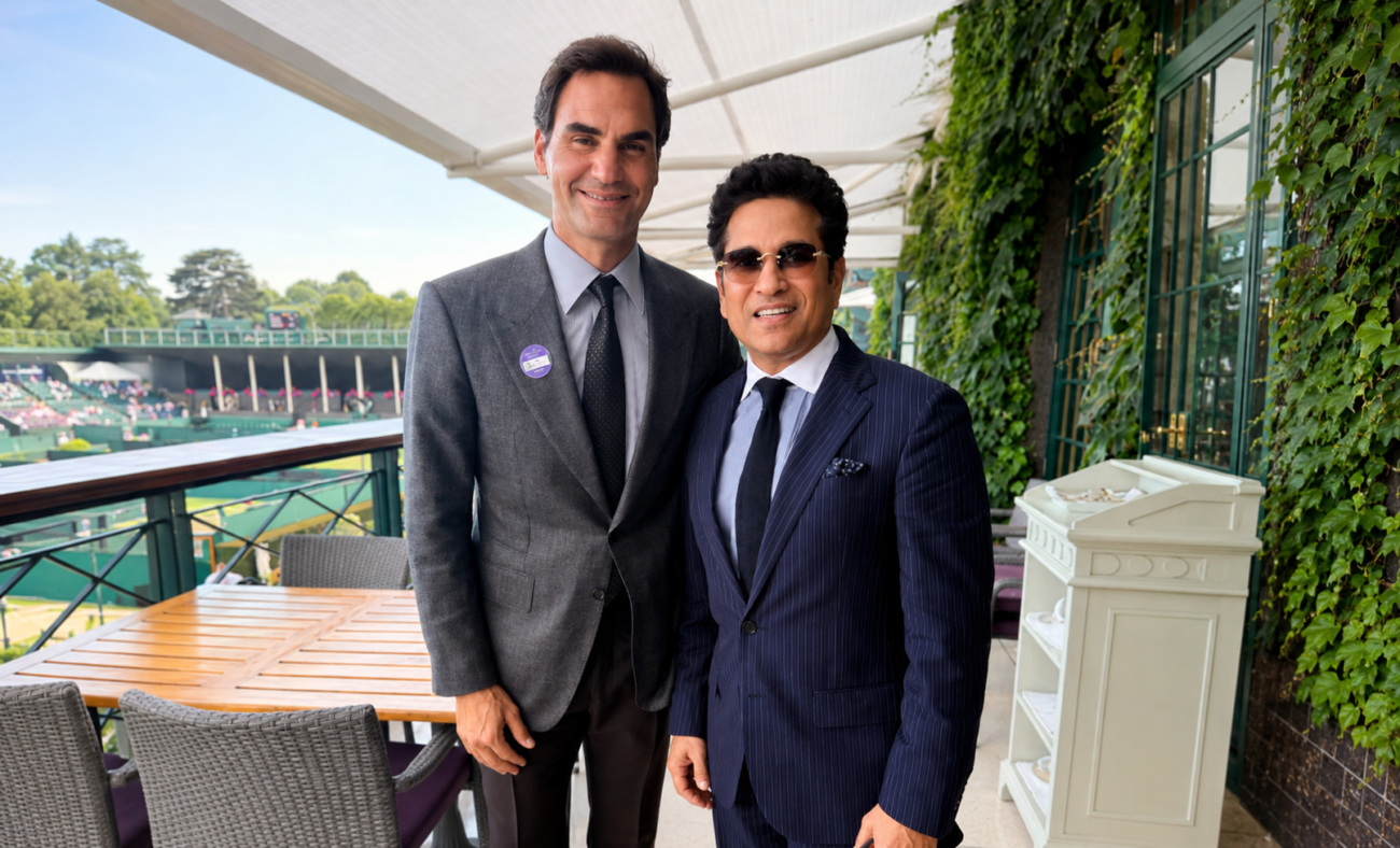 Federer, Tendulkar Meet At Wimbledon; Jay Shah Has Photo Op With McEnroe