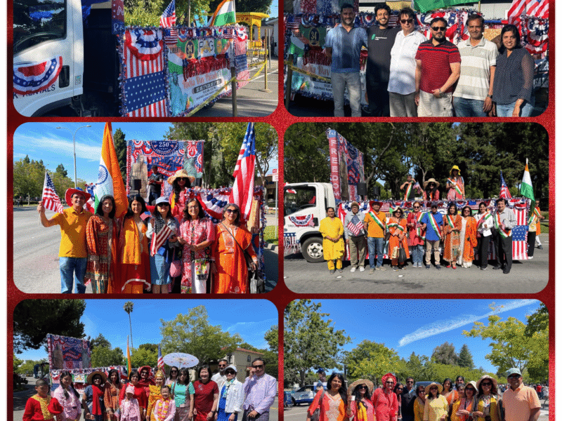 Indian American Groups Win Best Float Award At Fremont, CA, July 4 Parade