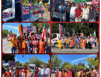 Indian American Groups Win Best Float Award At Fremont, CA, July 4 Parade