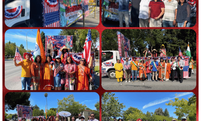 Indian American Groups Win Best Float Award At Fremont, CA, July 4 Parade