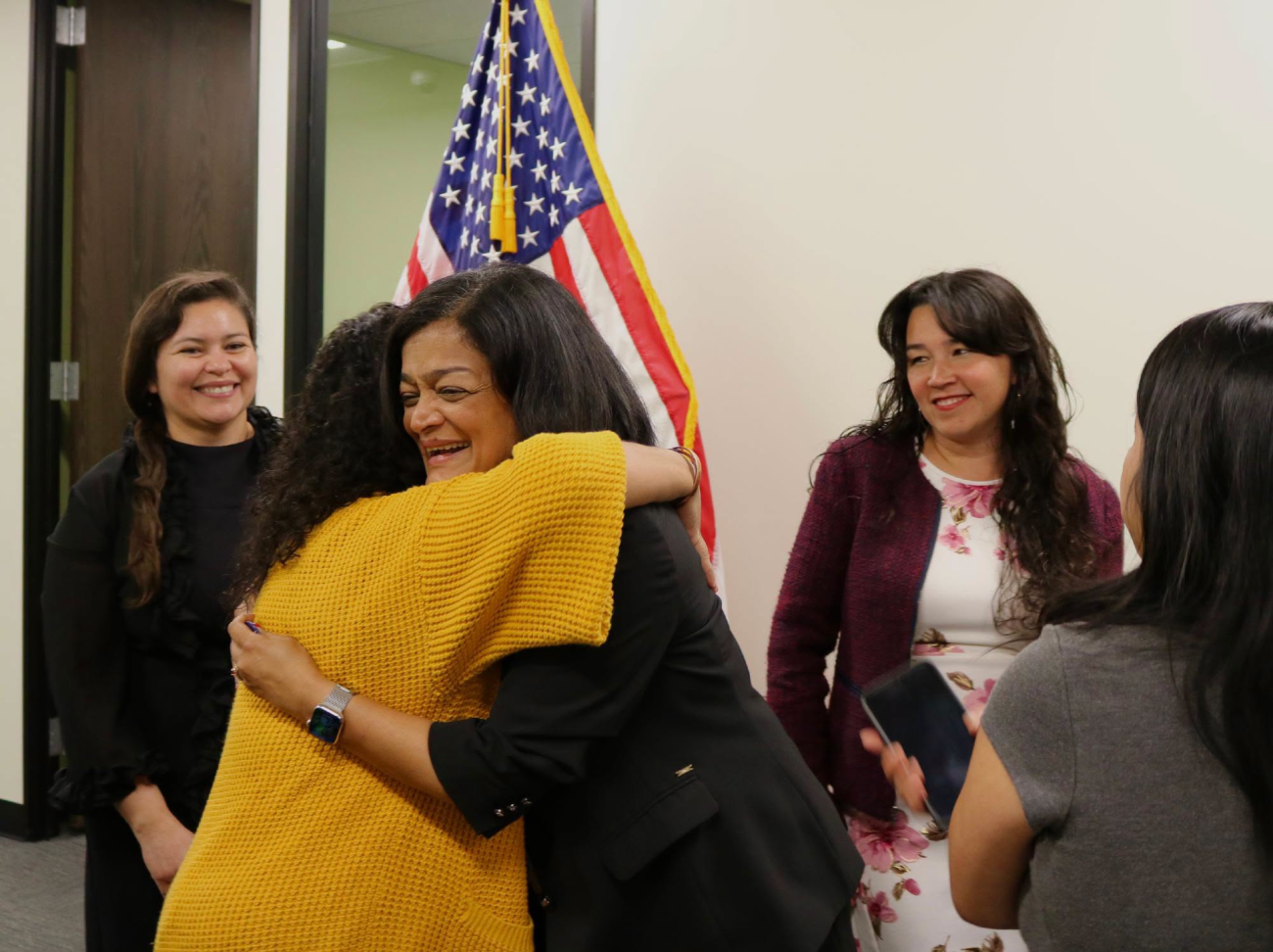 Jayapal Shares Personal, Difficult Citizenship Journey As Immigration Debate Rages