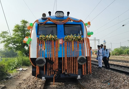 India Rolls Out Its First Hydrogen Powered Train