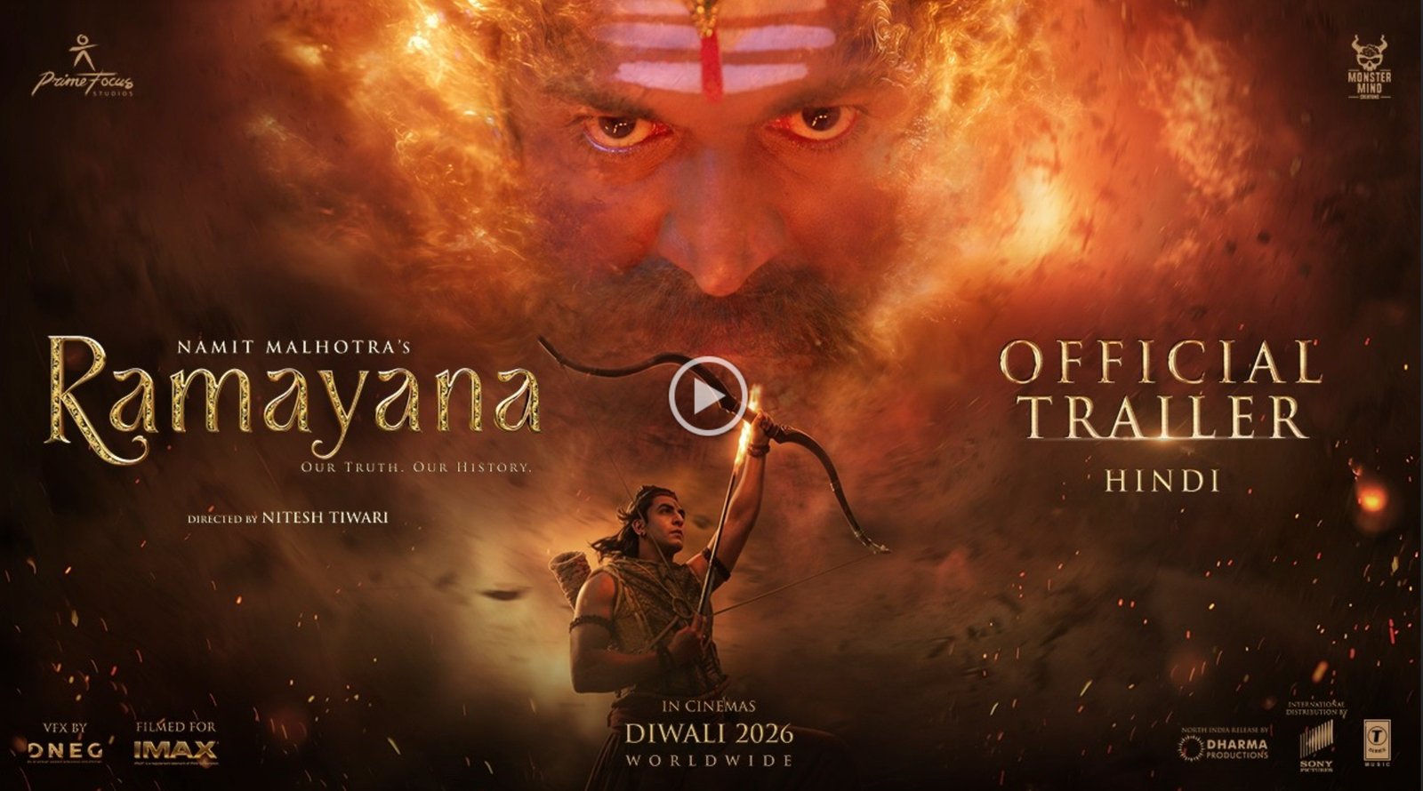 The Epic Begins: Namit Malhotra's ‘Ramayana’ Trailer Drops