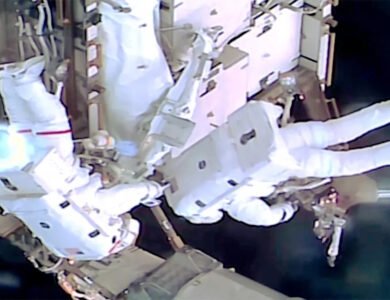 NASA’s Anil Menon Makes His First Spacewalk