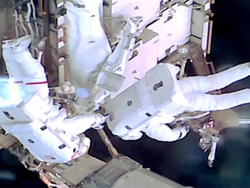 NASA’s Anil Menon Makes His First Spacewalk
