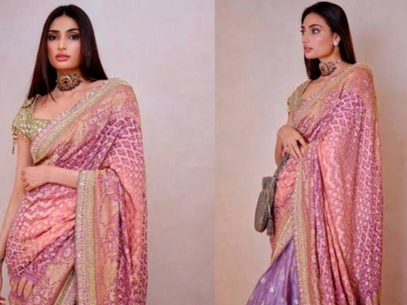 Athiya Shetty Showcases Indian Handloom In Manish Malhotra Saree