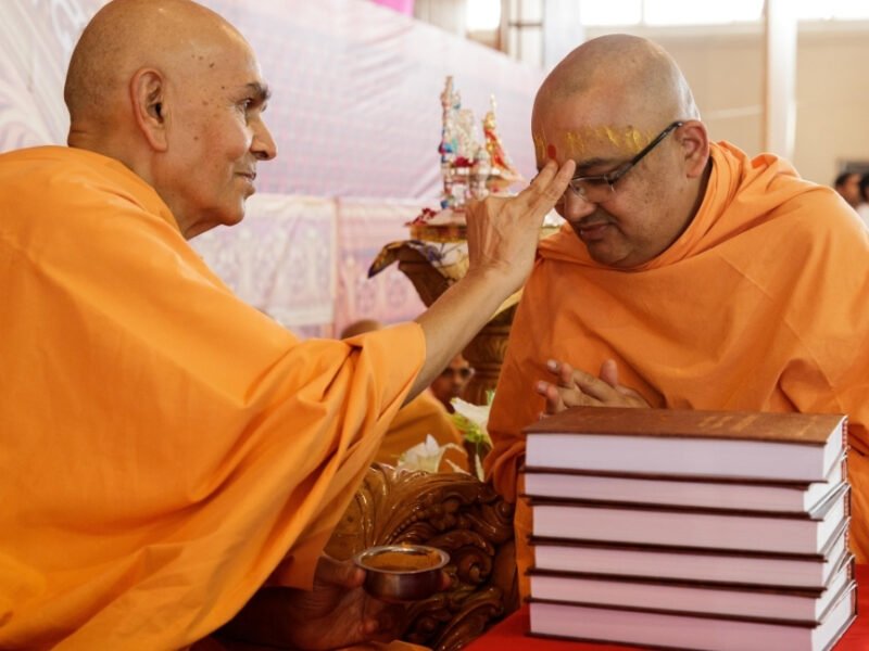 BAPS Scholar Bhadreshdas Swami Recognized For His Contributions To Philosophy, Sanskrit