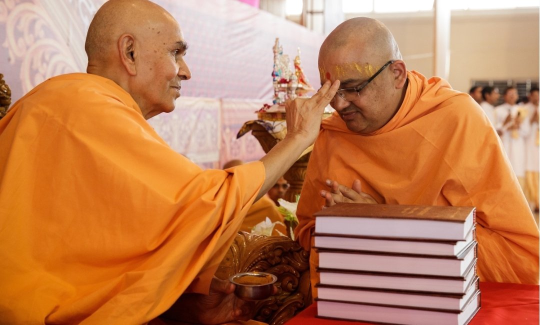 BAPS Scholar Bhadreshdas Swami Recognized For His Contributions To Philosophy, Sanskrit