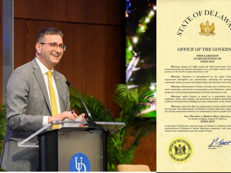 Delaware Becomes Fourth State To Designate Aug. 15 As ‘India Day’