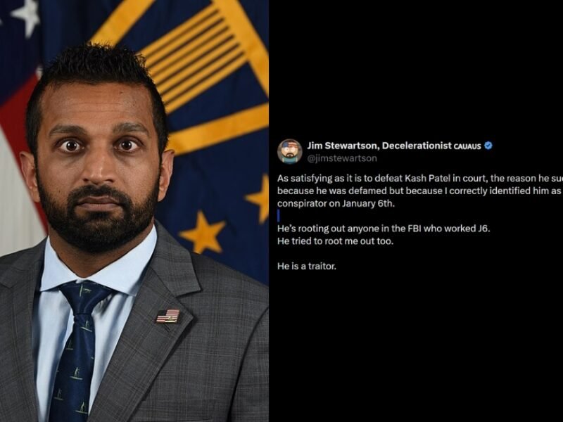 Kash Patel Loses Defamation Suit Against Blogger
