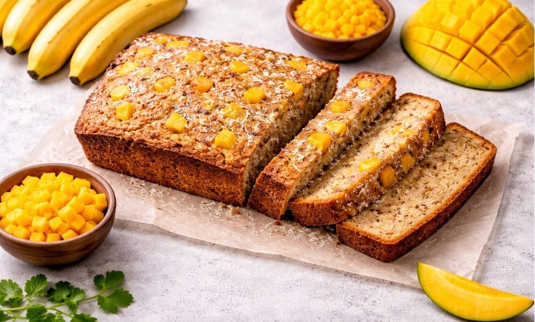 Mango Banana Bread