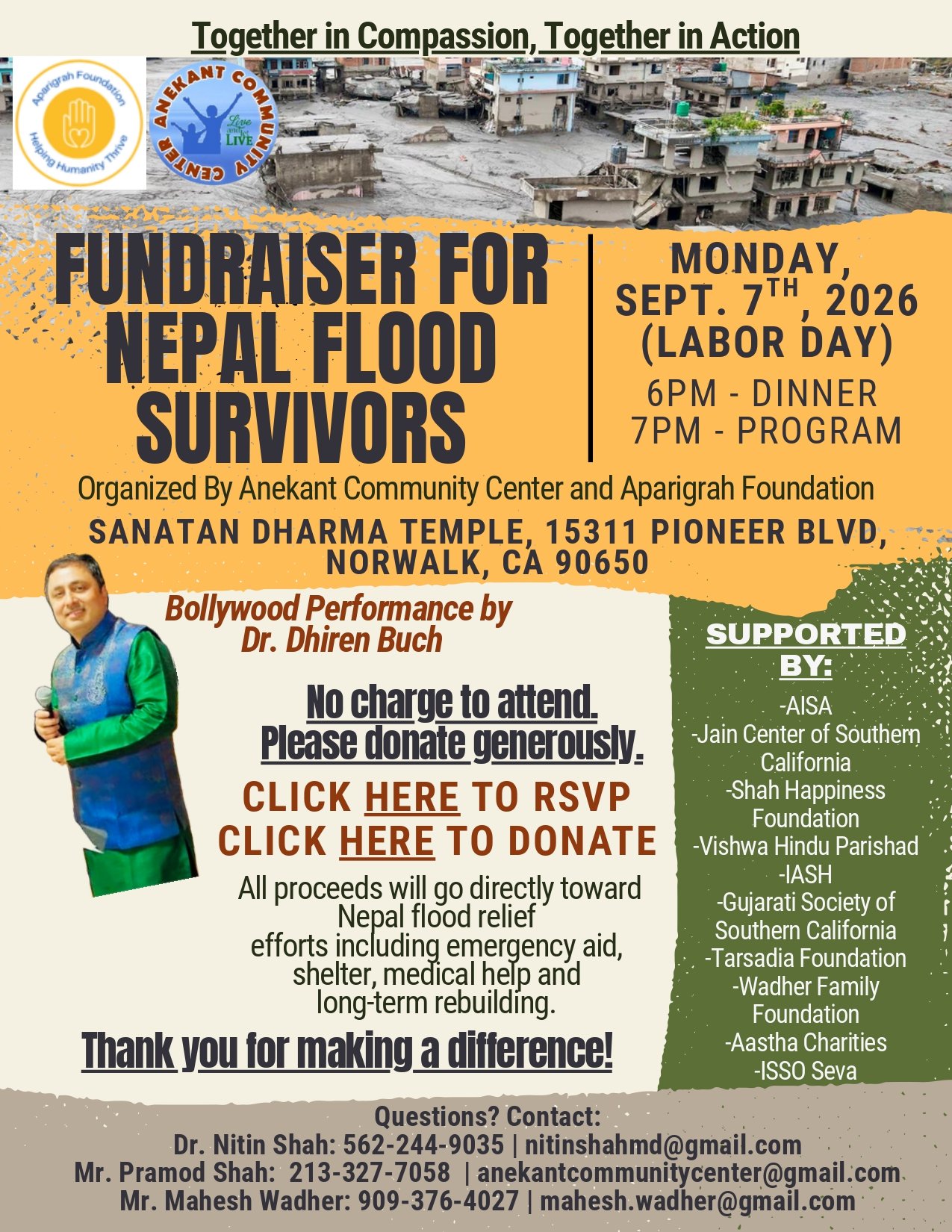 Help Nepal Flood Survivors