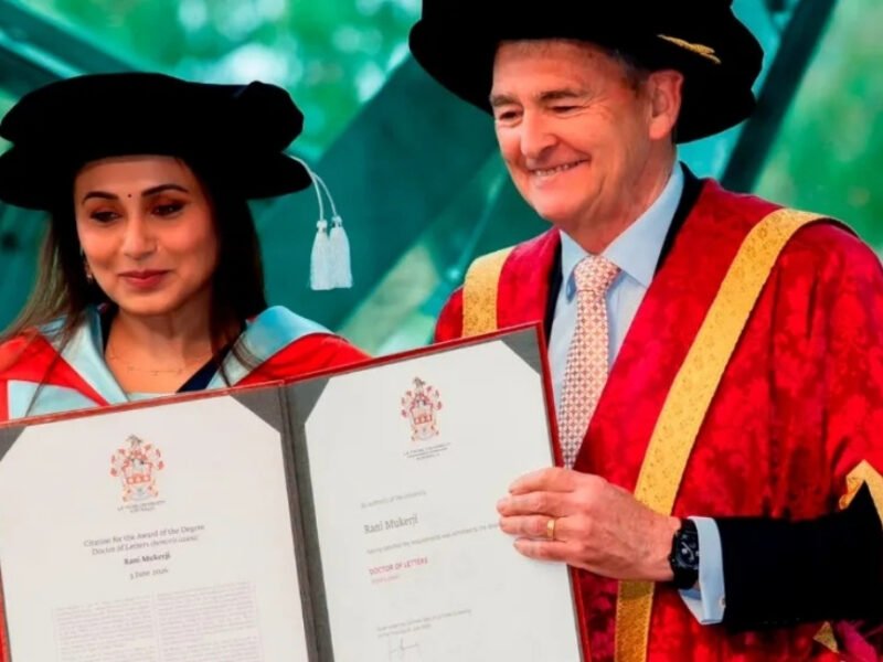 Rani Mukerji Cries Receiving Honorary Doctorate From La Trobe University