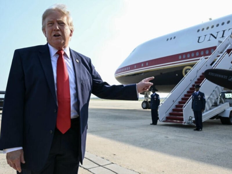 Trump Touted Qatar’s Luxury Jet. Then He Had To Be Smuggled In A Catering Truck Off It