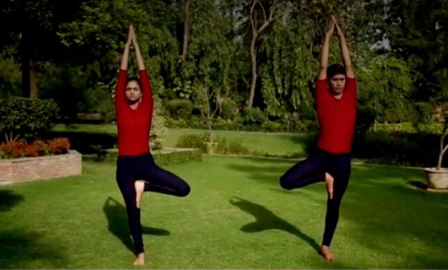 Vrikhshasana, The Tree Posture