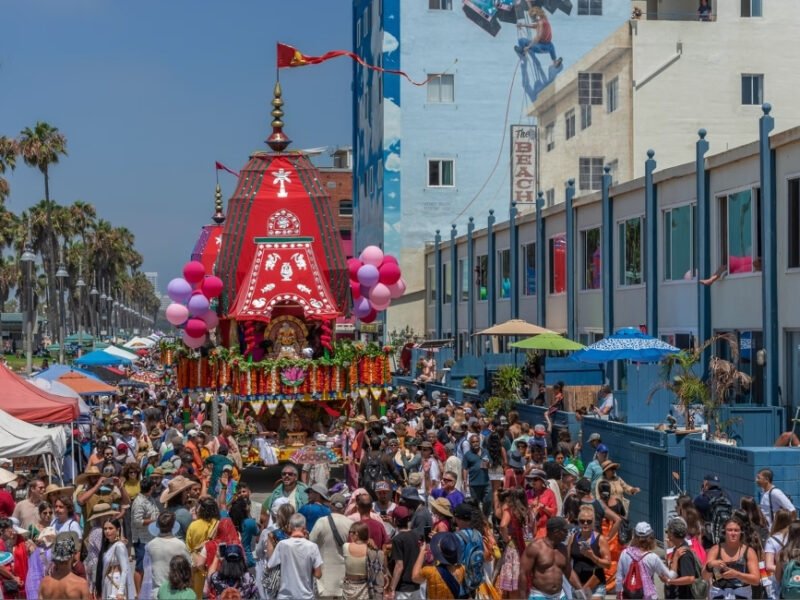 ISKCON's 50th Ratha-Yatra Draws Thousands In LA