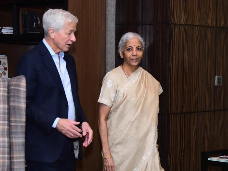 JPMorgan CEO Dimon Meets Sitharaman At Investor Conference