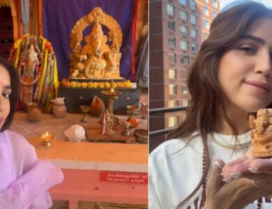 Bhumi Pednekkar Celebrates Ganesh Chaturthi In New York