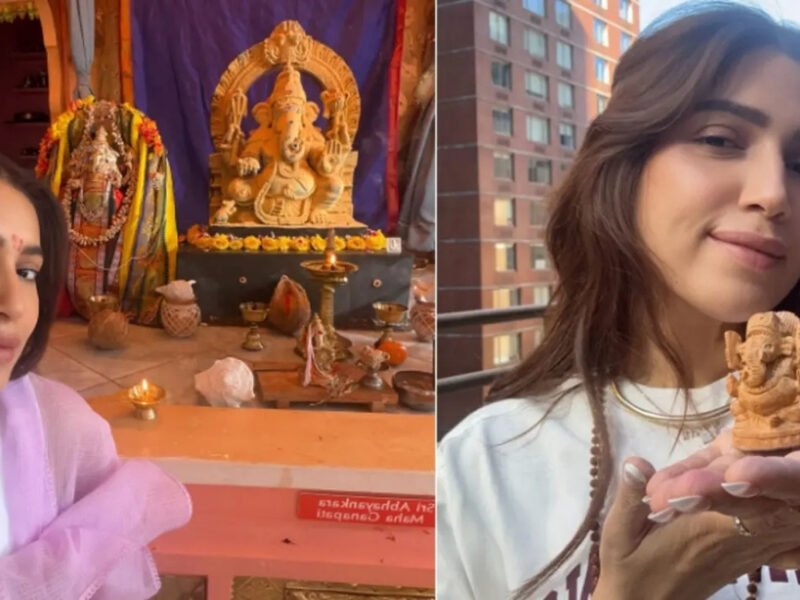 Bhumi Pednekkar Celebrates Ganesh Chaturthi In New York
