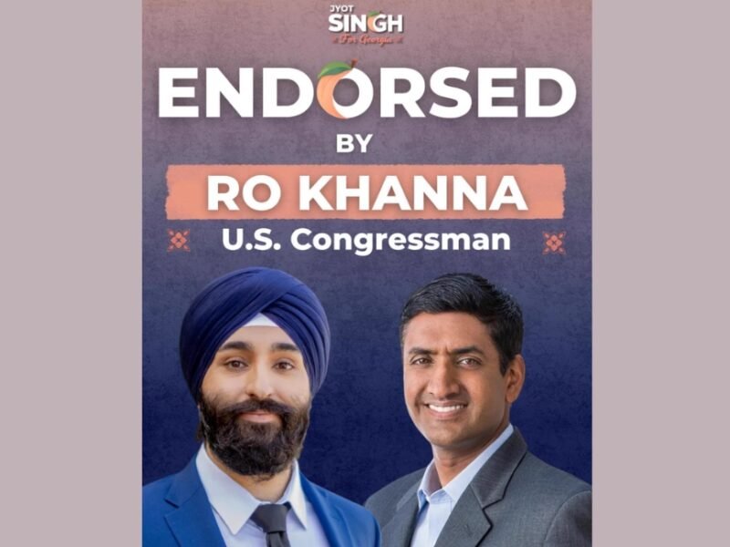 Ro Khanna Backs Jyot Singh For Georgia House Seat