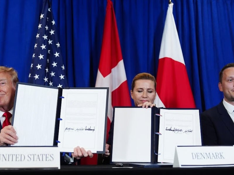 After Causing Tension Among Allies, Trump Signs Greenland Defense Pact