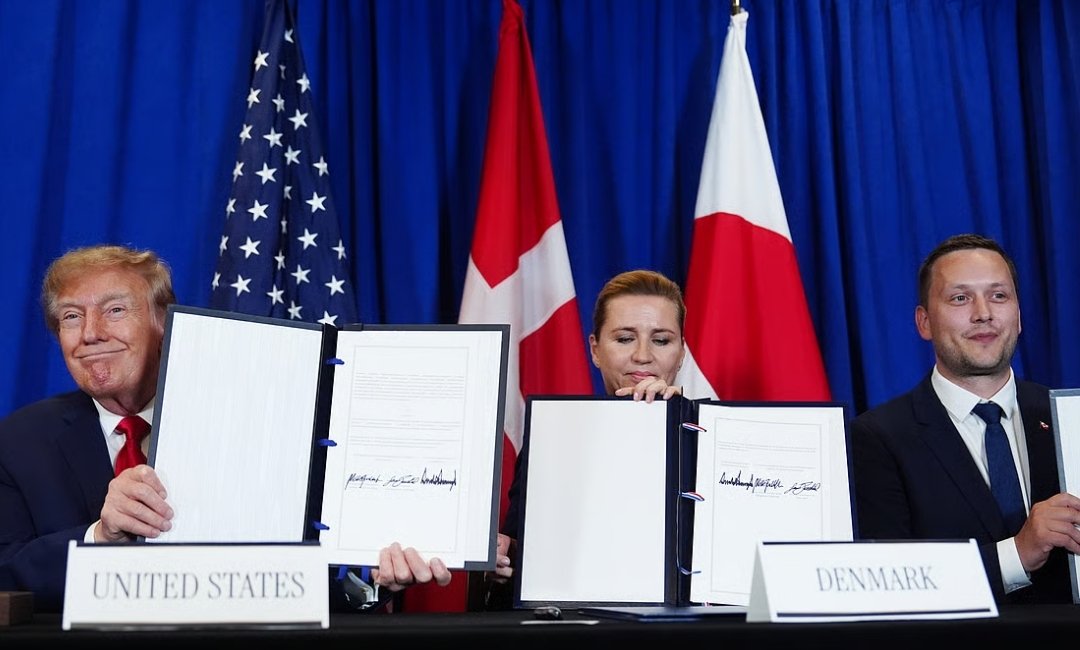 After Causing Tension Among Allies, Trump Signs Greenland Defense Pact