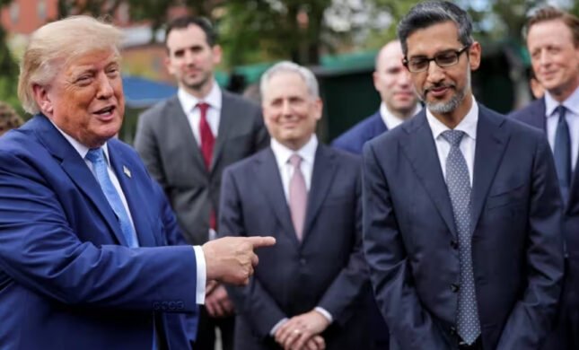 Trump mCalls Pichai A ‘Monster’ As Google CEO Backs White House AI Accord
