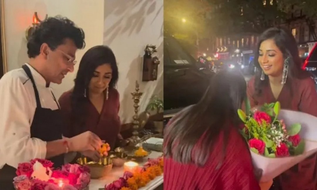 At His NY Restaurant, Vikas Khanna Shows Shreya Ghoshal How To Make Modaks