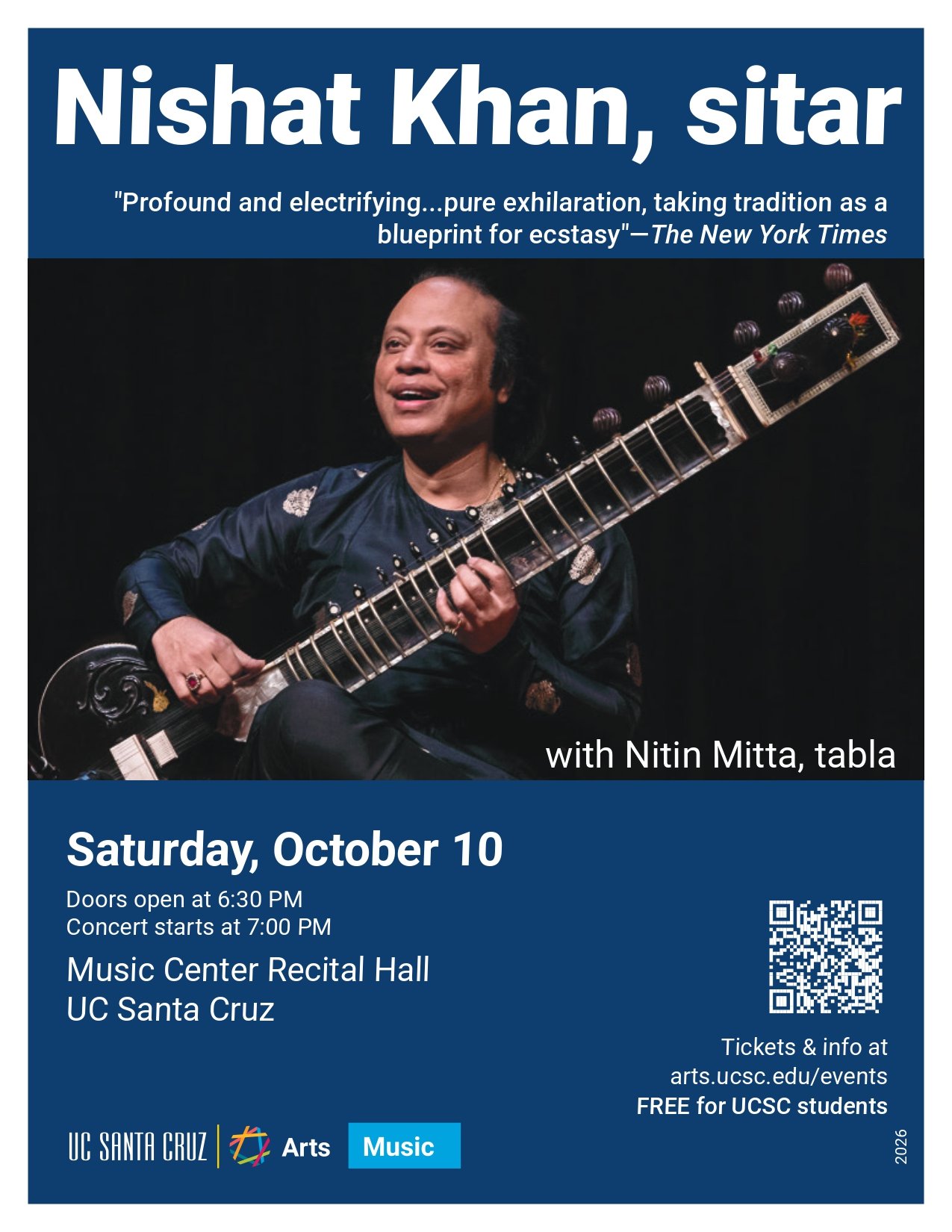 Nishat Khan – Sitar Concert