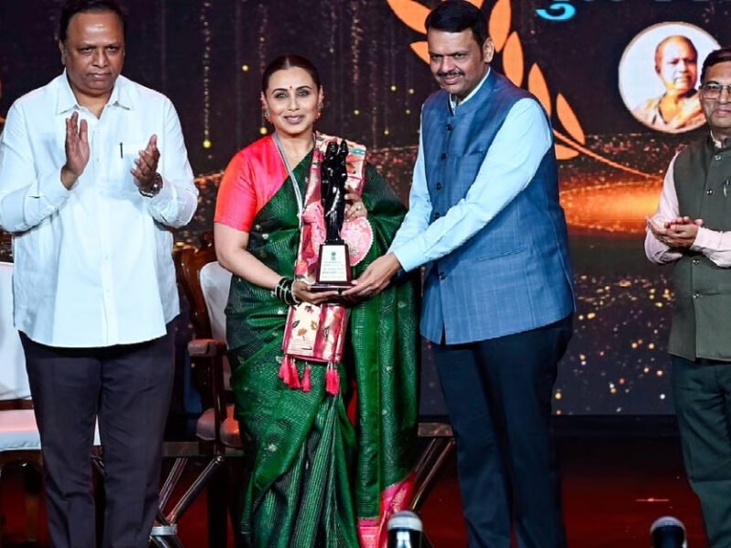 Rani Mukerji, Salim Khan Honored With Raj Kapoor Awards