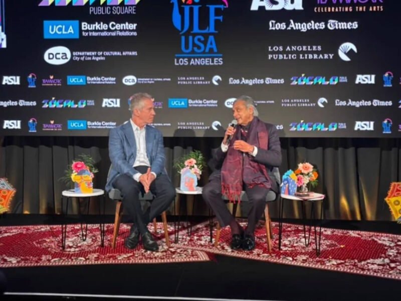 Shashi Tharoor Headlines JLF Los Angeles Debut