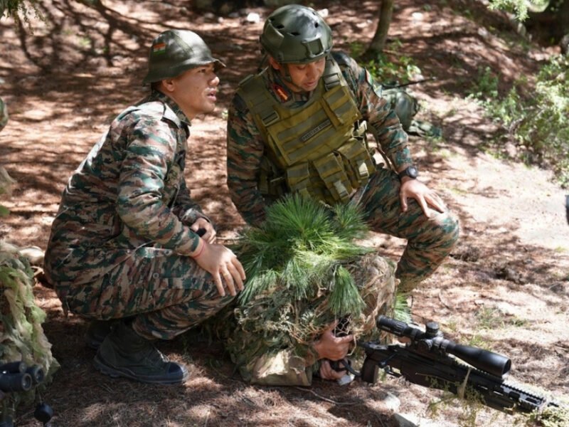 US, Indian Army Snipers Train Together In Himalayan Exercise