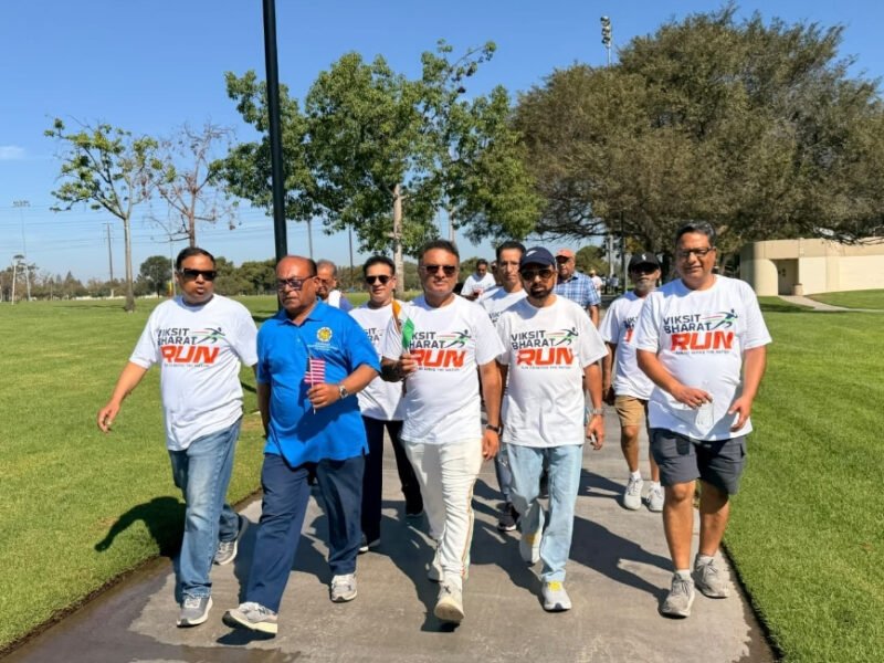 LA Consulate’s Viksit Bharat Run Draws Participation From Several Hundred