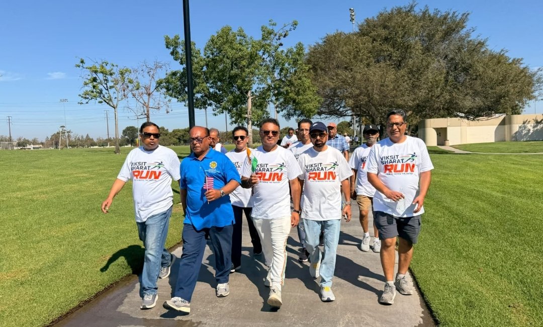 LA Consulate’s Viksit Bharat Run Draws Participation From Several Hundred