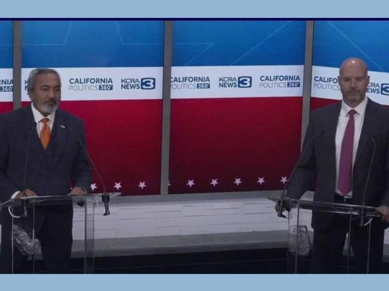 Rep. Ami Bera and Republican Robb Tucker debate the Iran war, artificial intelligence and other issues in California’s 3rd Congressional District race.
