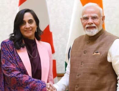 Prime Minister Narendra Modi meets Canadian Foreign Minister Anita Anand in New Delhi