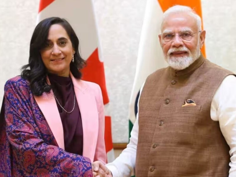Prime Minister Narendra Modi meets Canadian Foreign Minister Anita Anand in New Delhi