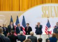 President Donald Trump speaks at the White House science summit